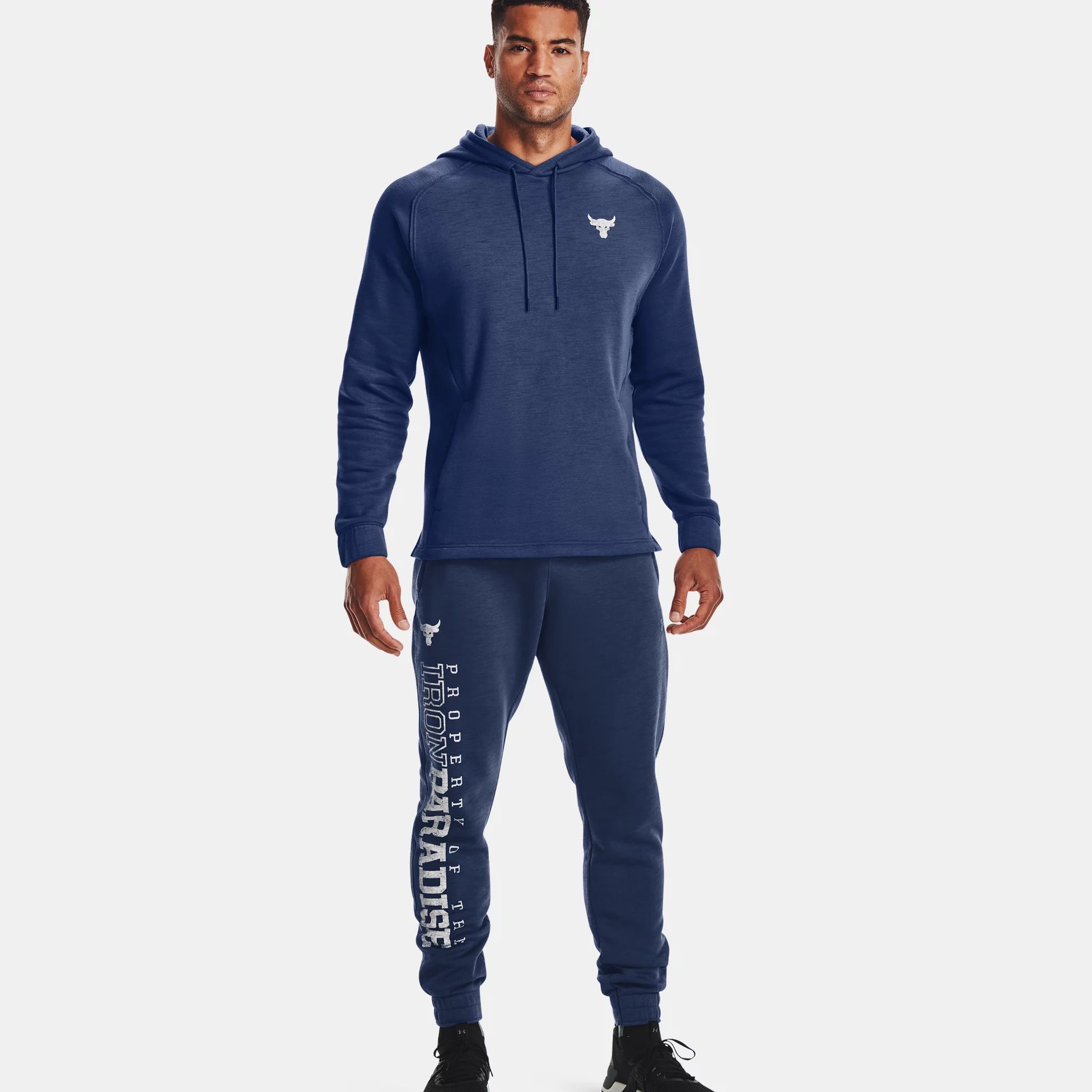 Pantaloni Lungi -  under armour Project Rock Charged Cotton Fleece Joggers